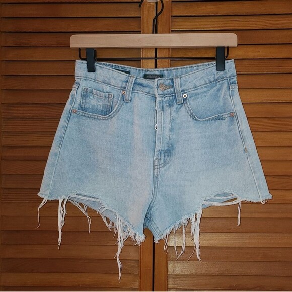 Wild Fable High Rise Cutoff Jean Shorts Size 0 - Picture 5 of 7